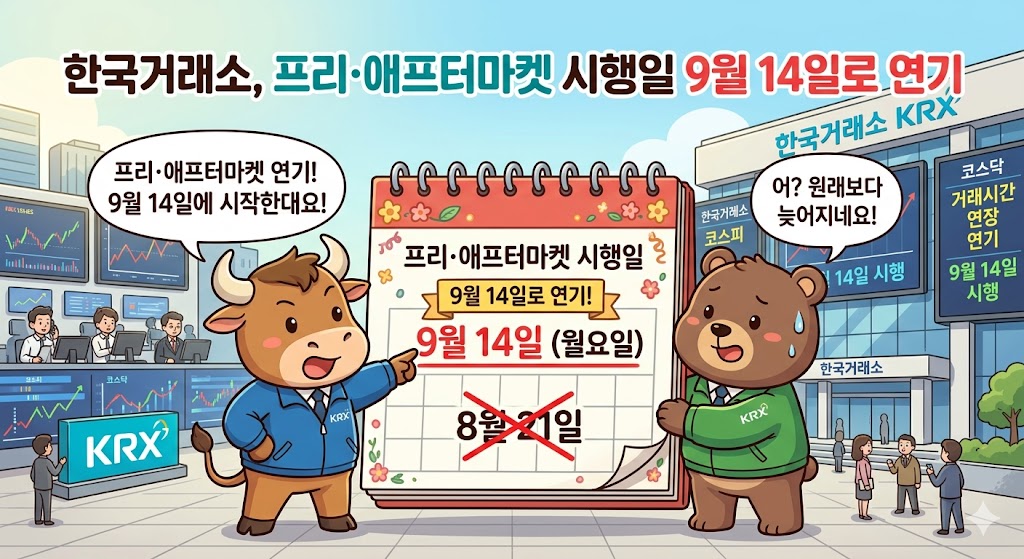 [인사이트] 한국거래소 프리·애프터마켓 연기: ‘K-Value up’의 속도 조절과 시스템 안정성