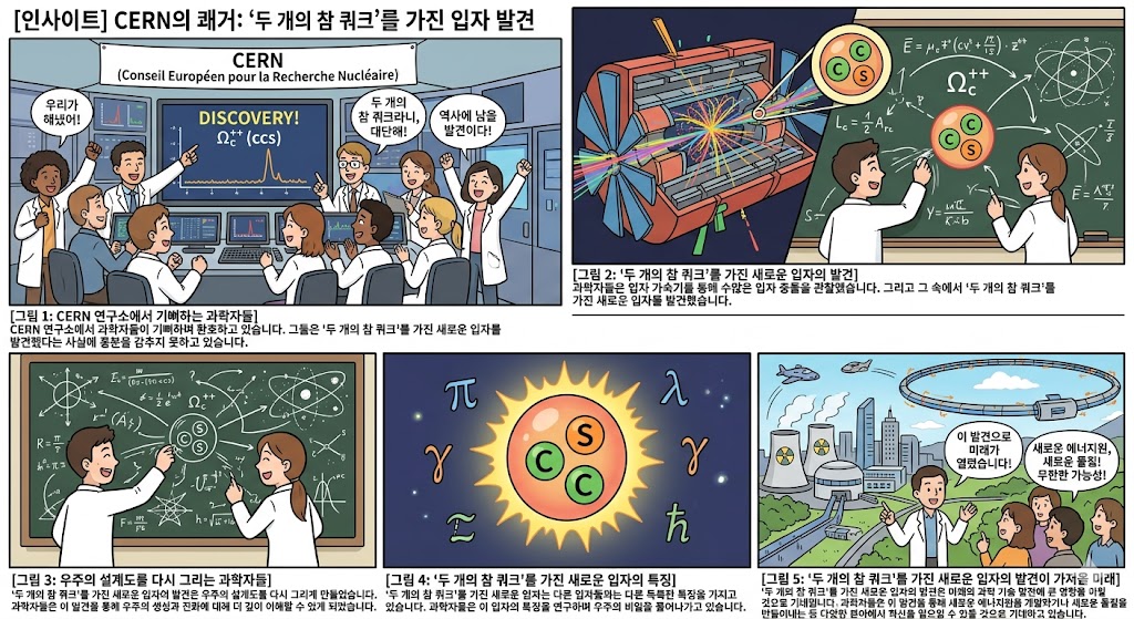 [인사이트] CERN의 쾌거: ‘두 개의 참 쿼크’를 가진 입자 발견, 우주의 설계도를 다시 그리다