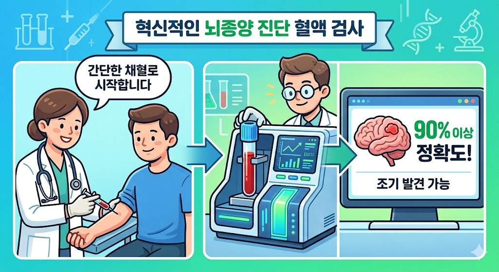 [인사이트] 90% 정확도의 ‘뇌종양 혈액 검사’: 암 진단의 기술적 장벽을 허물다